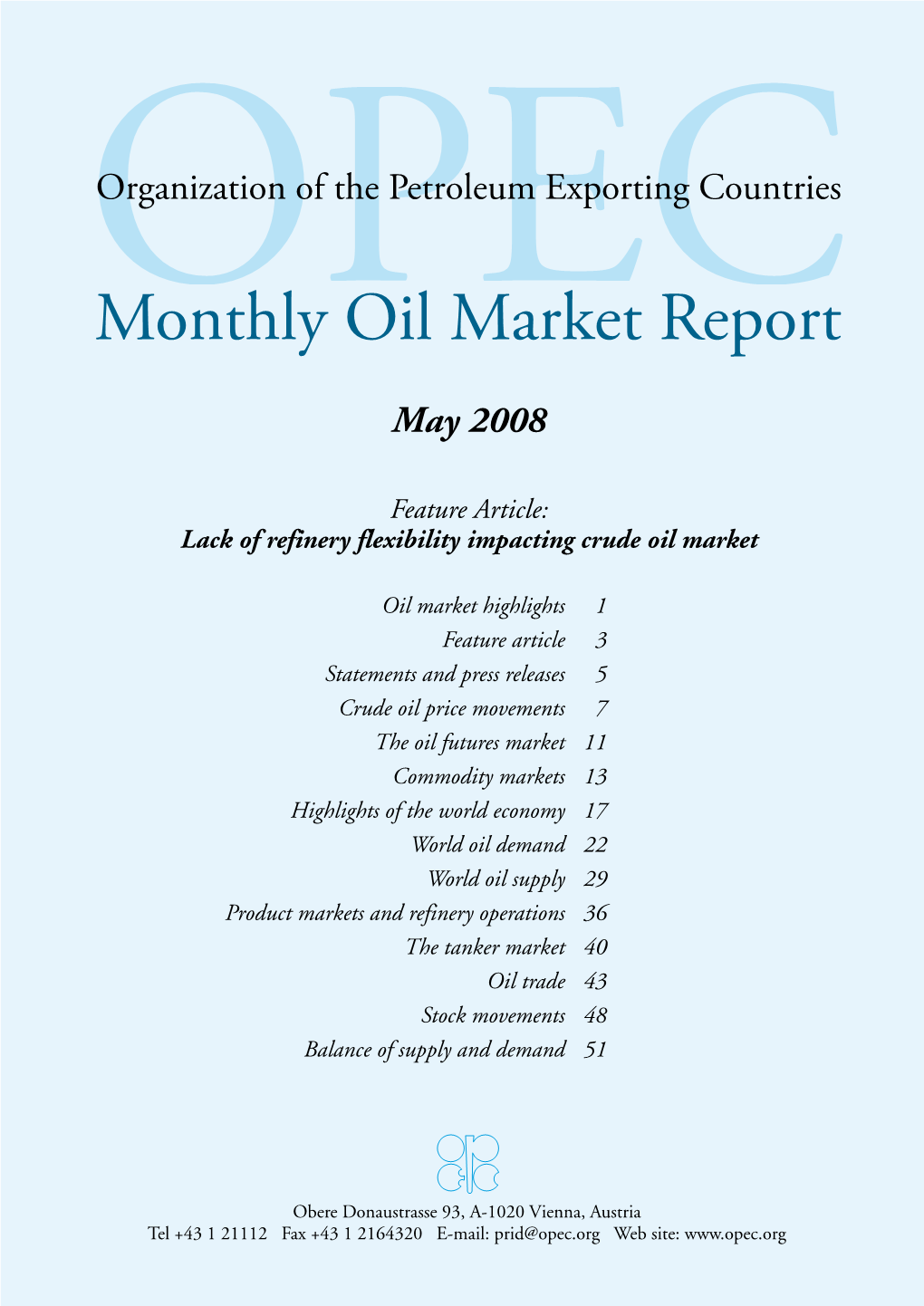 Monthly Oil Market Report