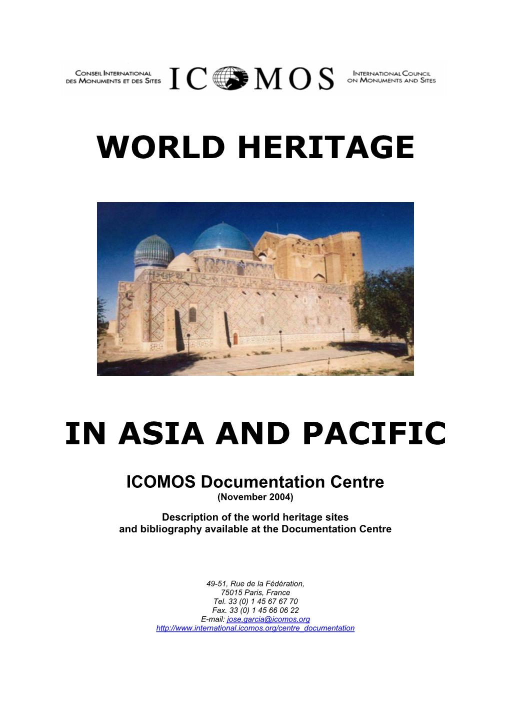 World Heritage in Asia and Pacific