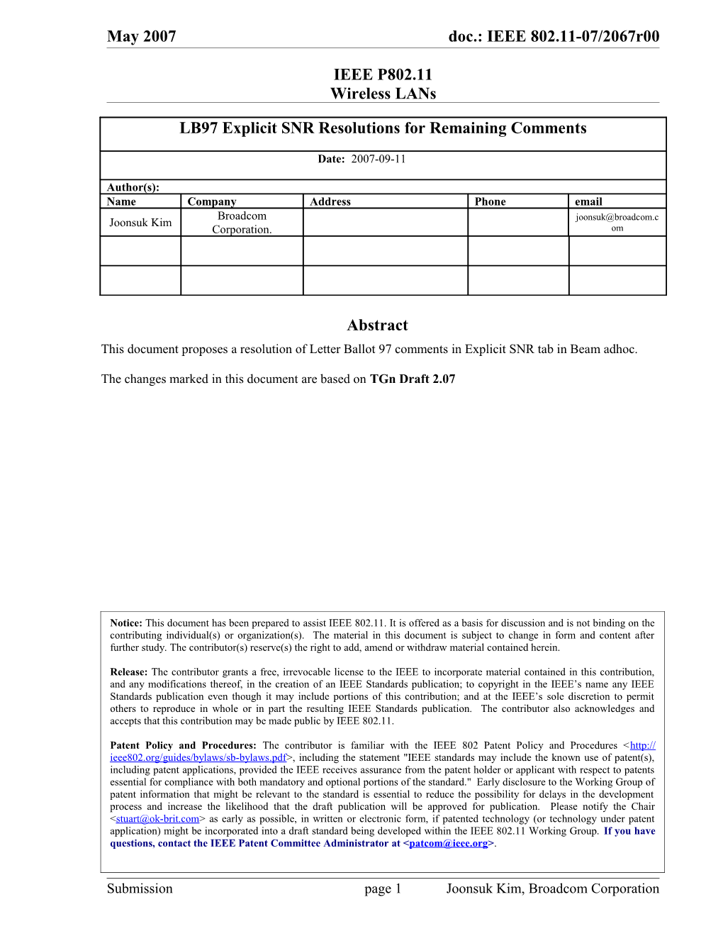 IEEE P802.11 Wireless Lans s35