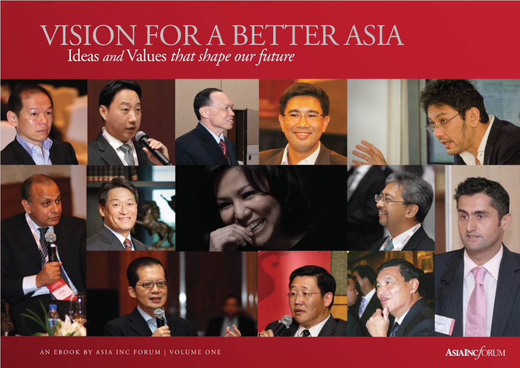 Vision for a Better Asia