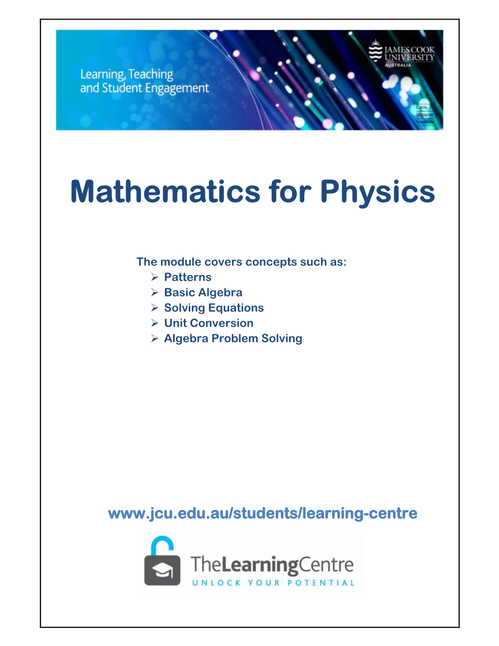 Mathematics for Physics