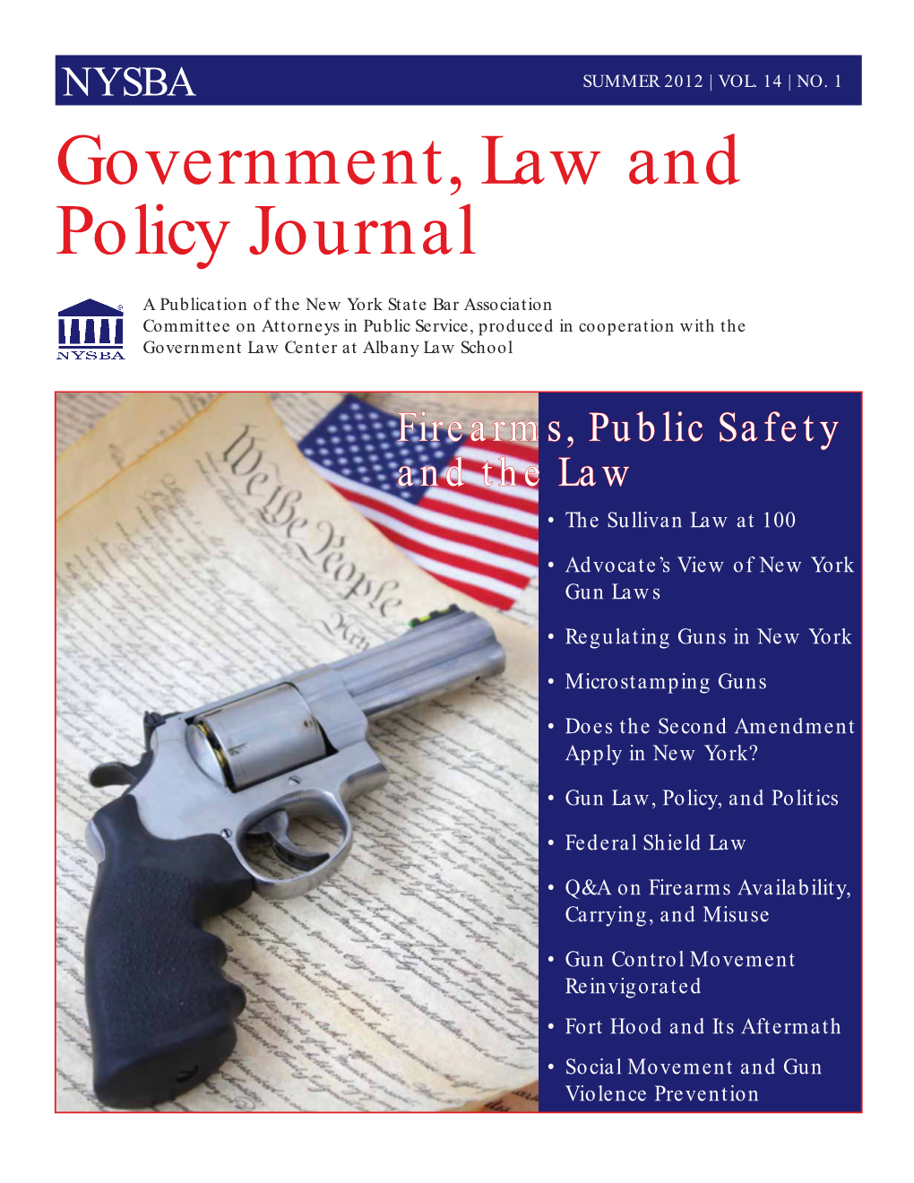 Government, Law and Policy Journal