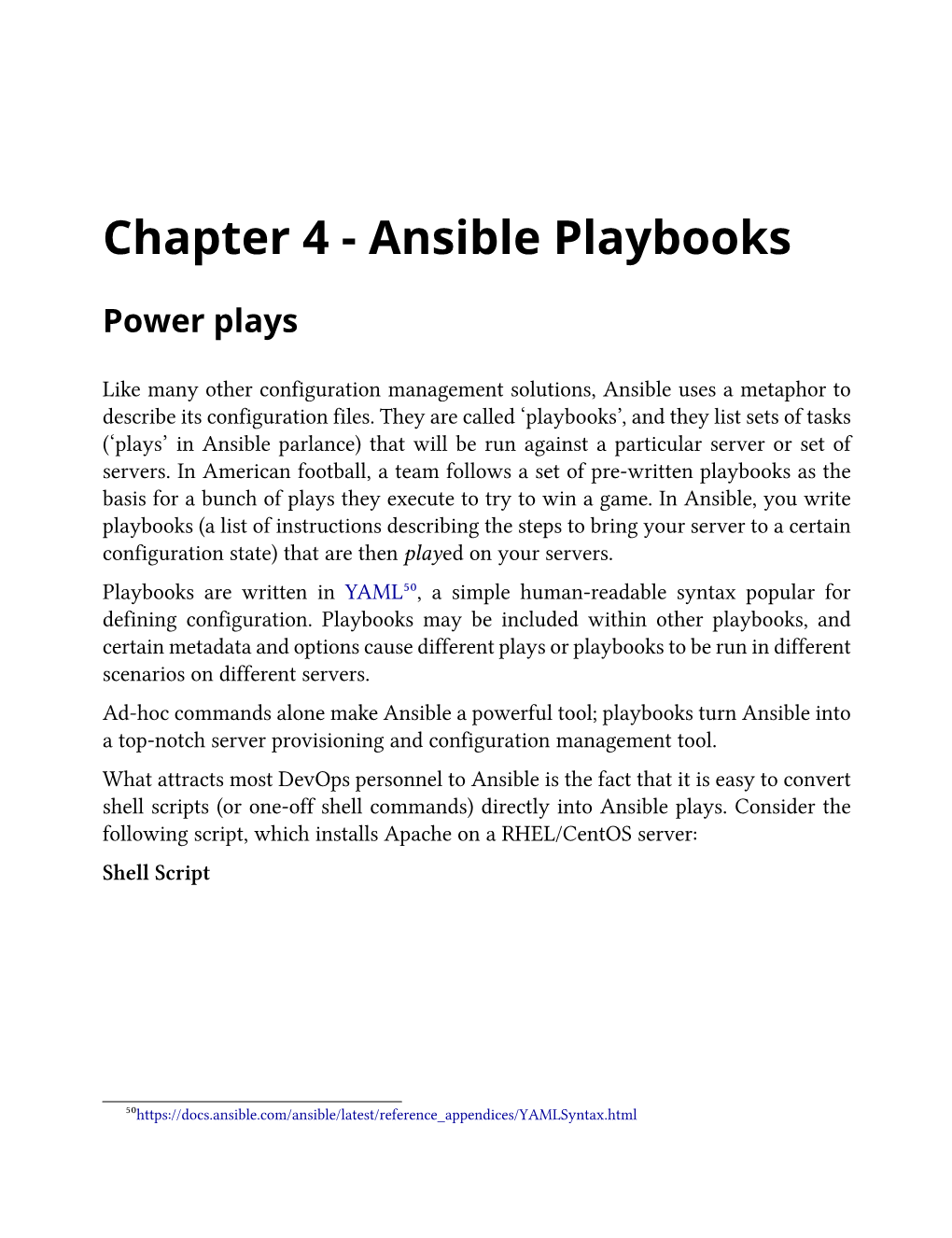 Chapter 4 - Ansible Playbooks