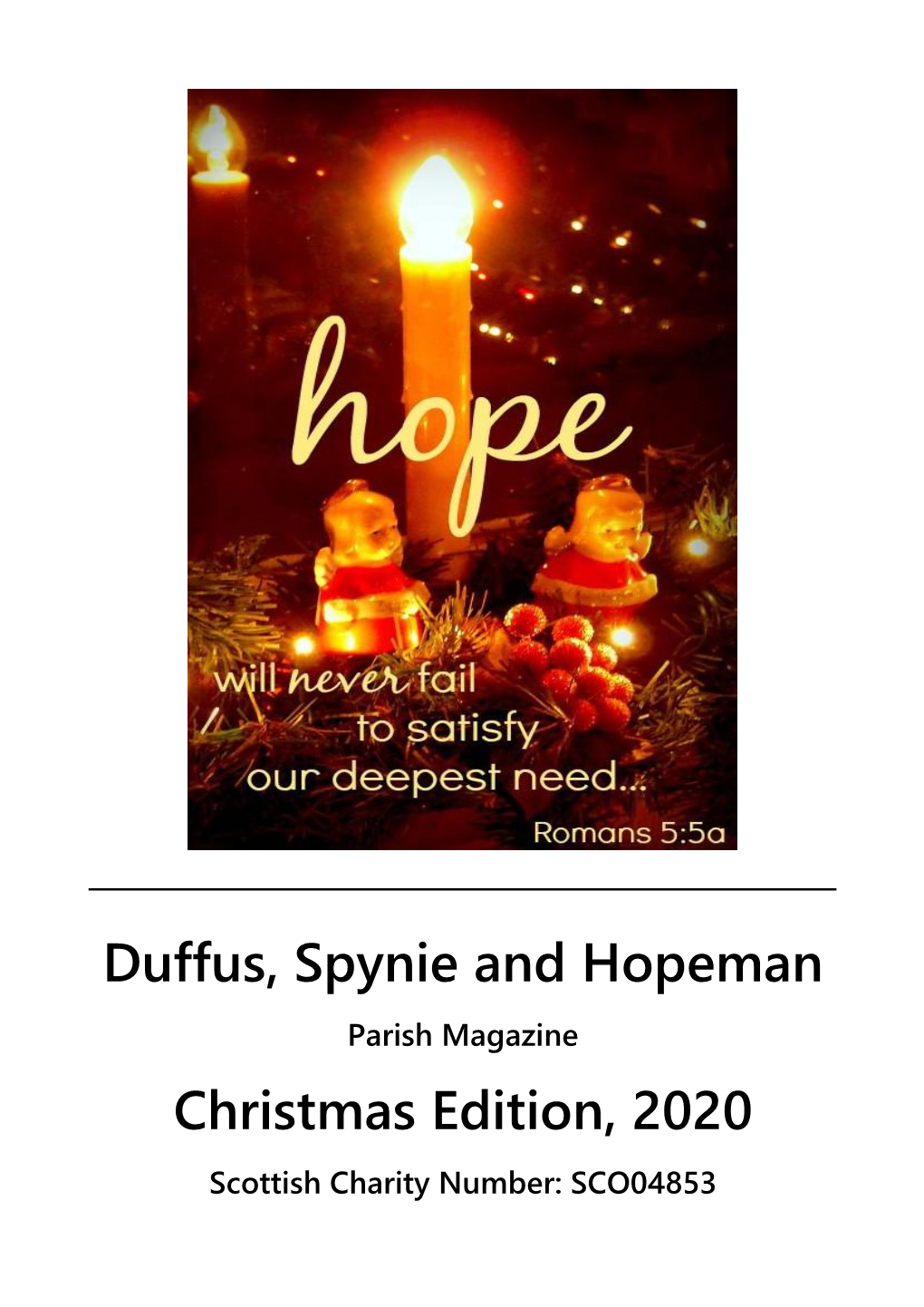 Duffus, Spynie and Hopeman Christmas Edition, 2020