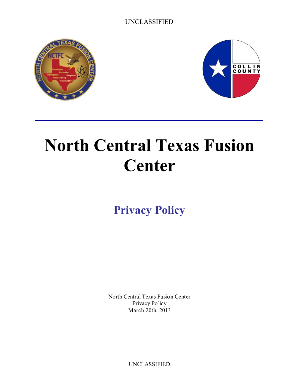 North Central Texas Fusion Center