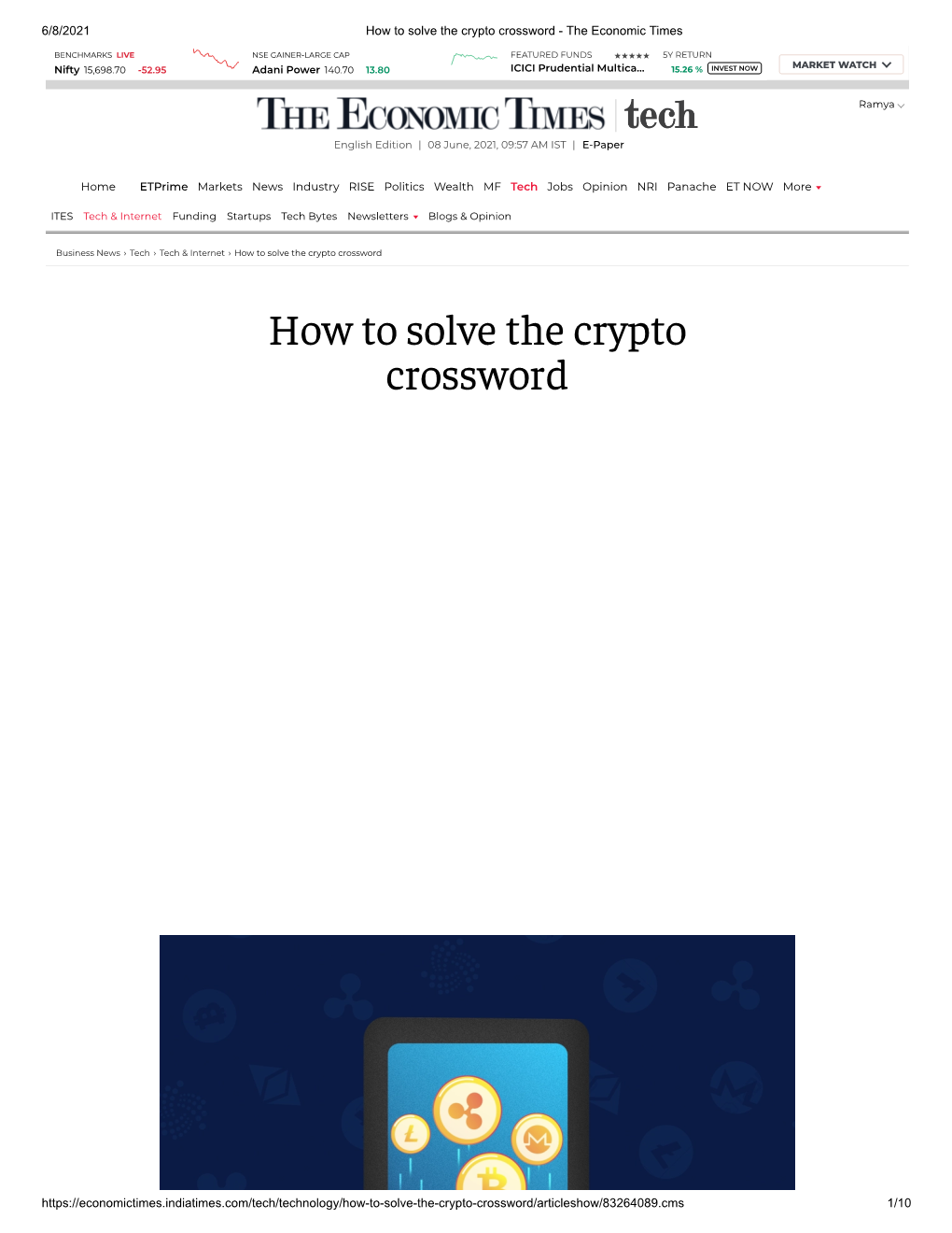 How to Solve the Crypto Crossword - the Economic Times