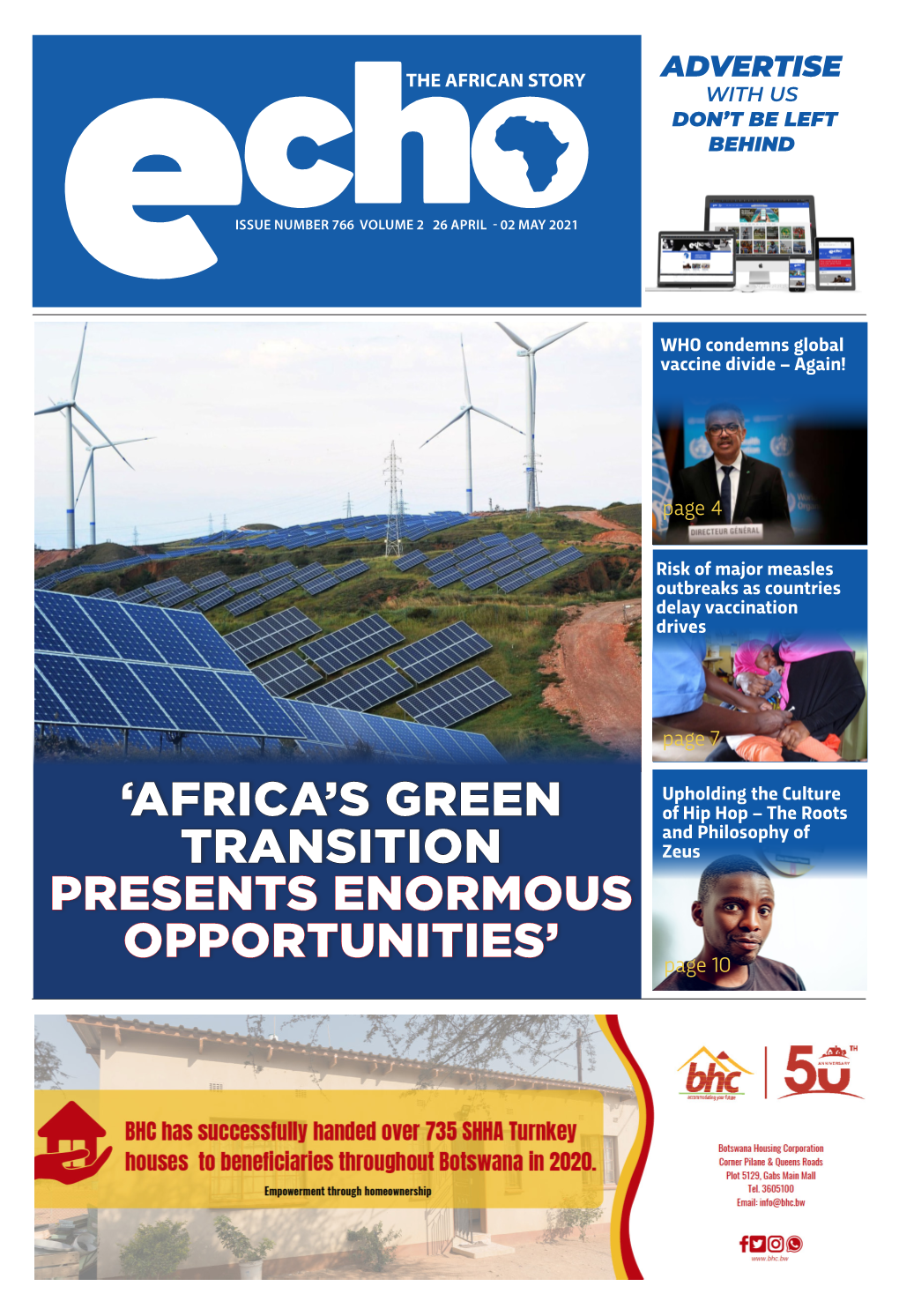 'Africa's Green Transition Presents Enormous