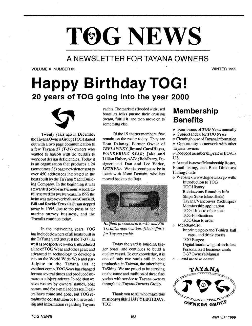 T8gnews a Newsletter for Tavana Owners