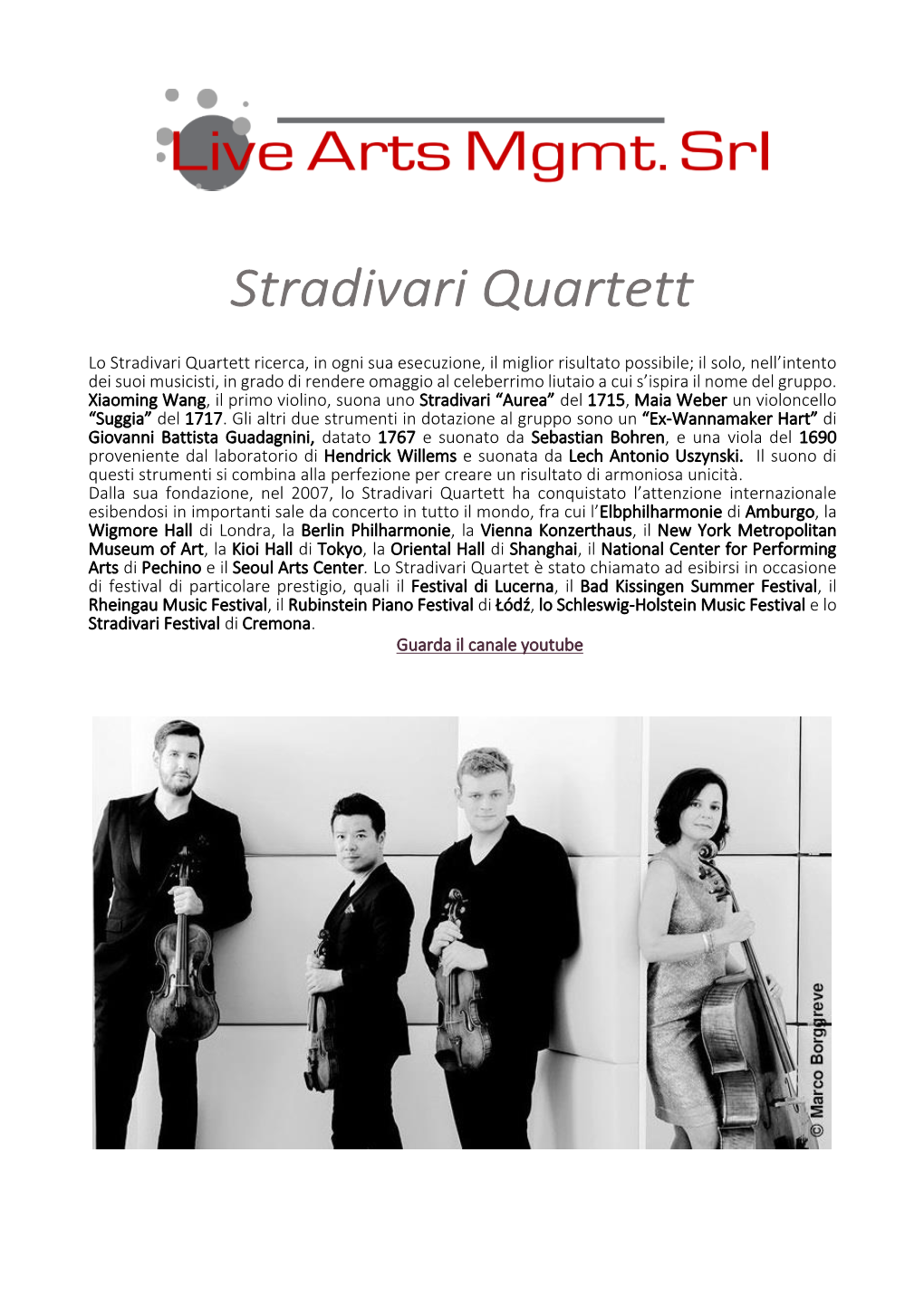 Stradivari Quartett