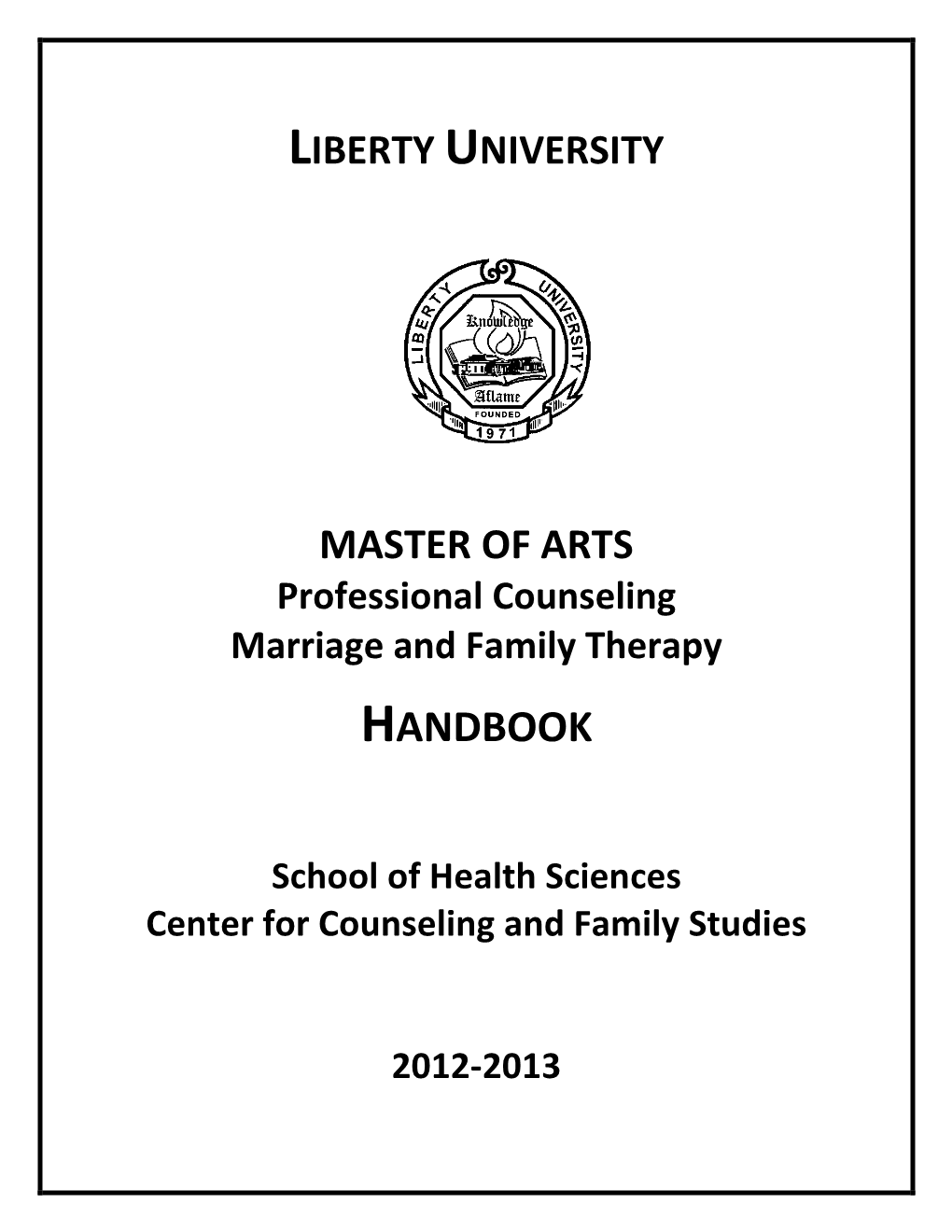The Graduate Counseling Program