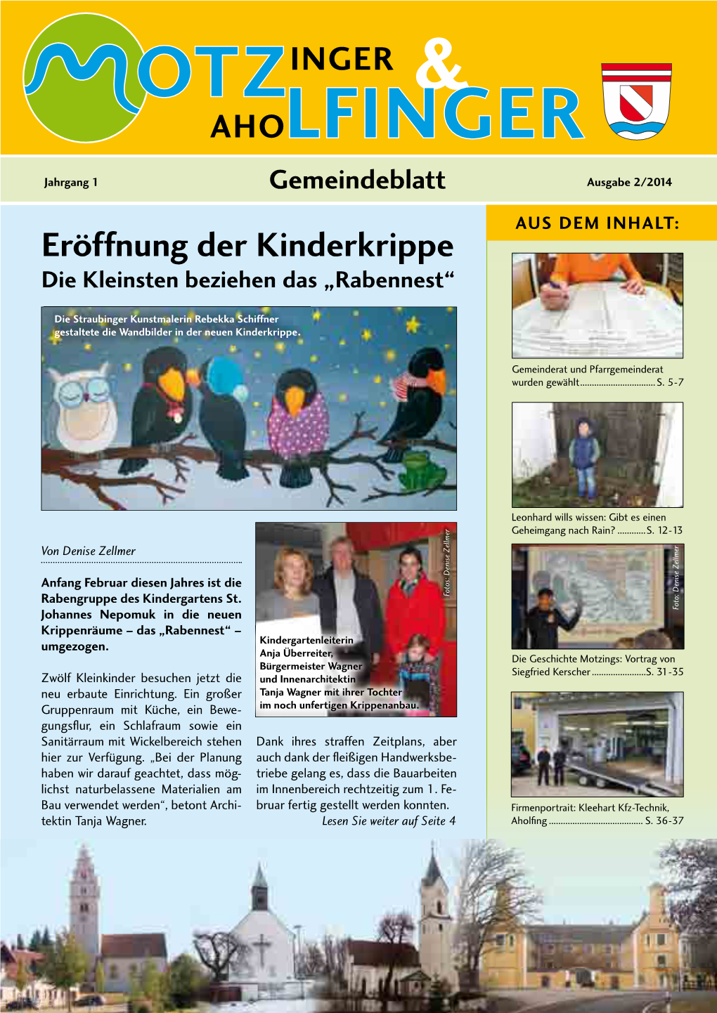 AHOLFINGER Sie Haben Auch Ein Schönes Foto Aus Unserer Gemeinde? Jahrgang 1 Gemeindeblatt Ausgabe 2/2014