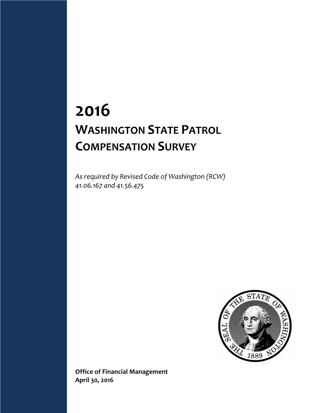 Washington State Patrol Compensation Survey