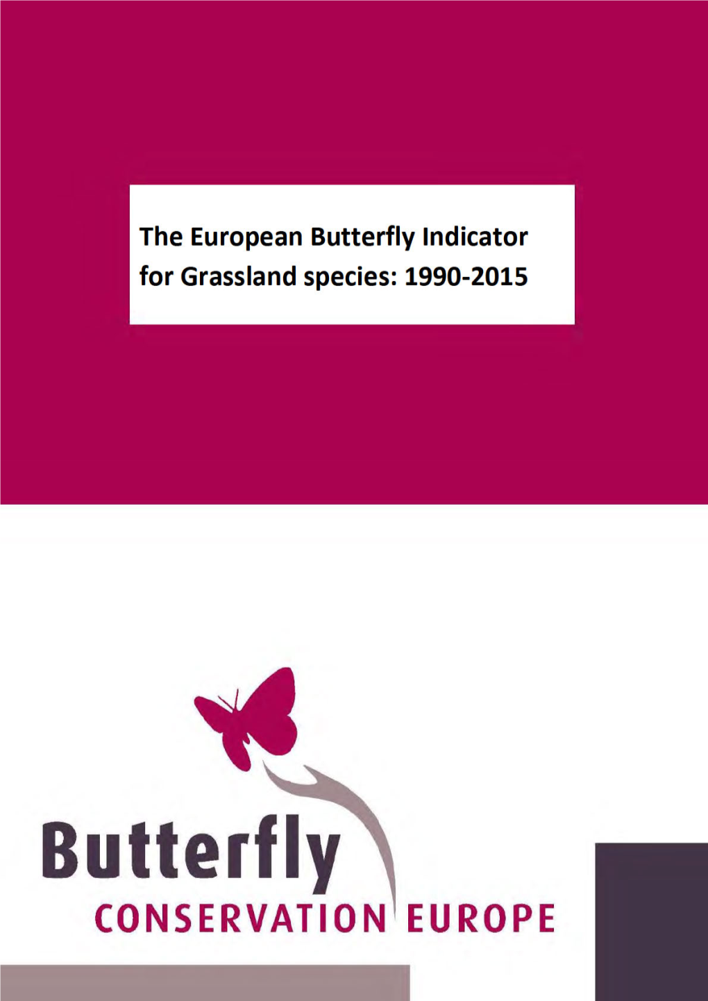 European Grassland Butterfly Indicator
