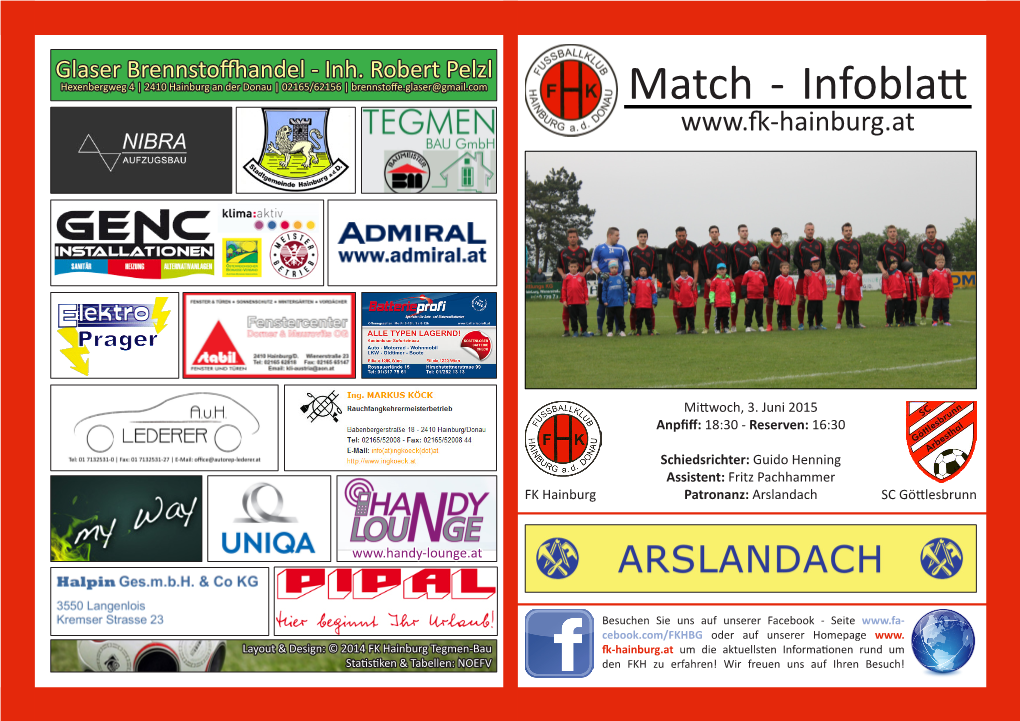 Match - Infoblatt