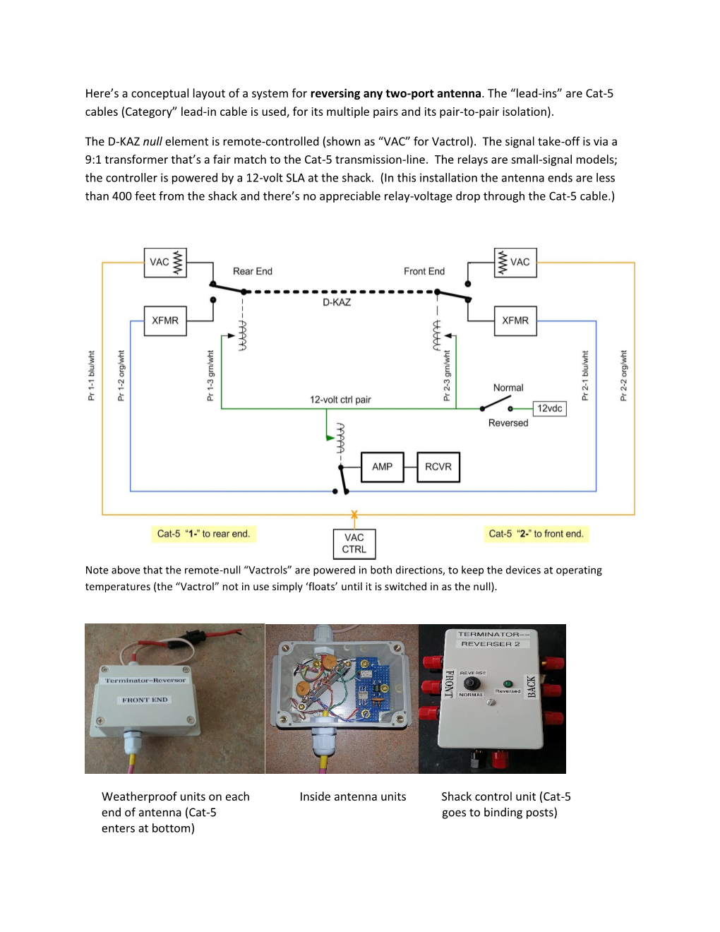 Reversing Two-Port Antennas