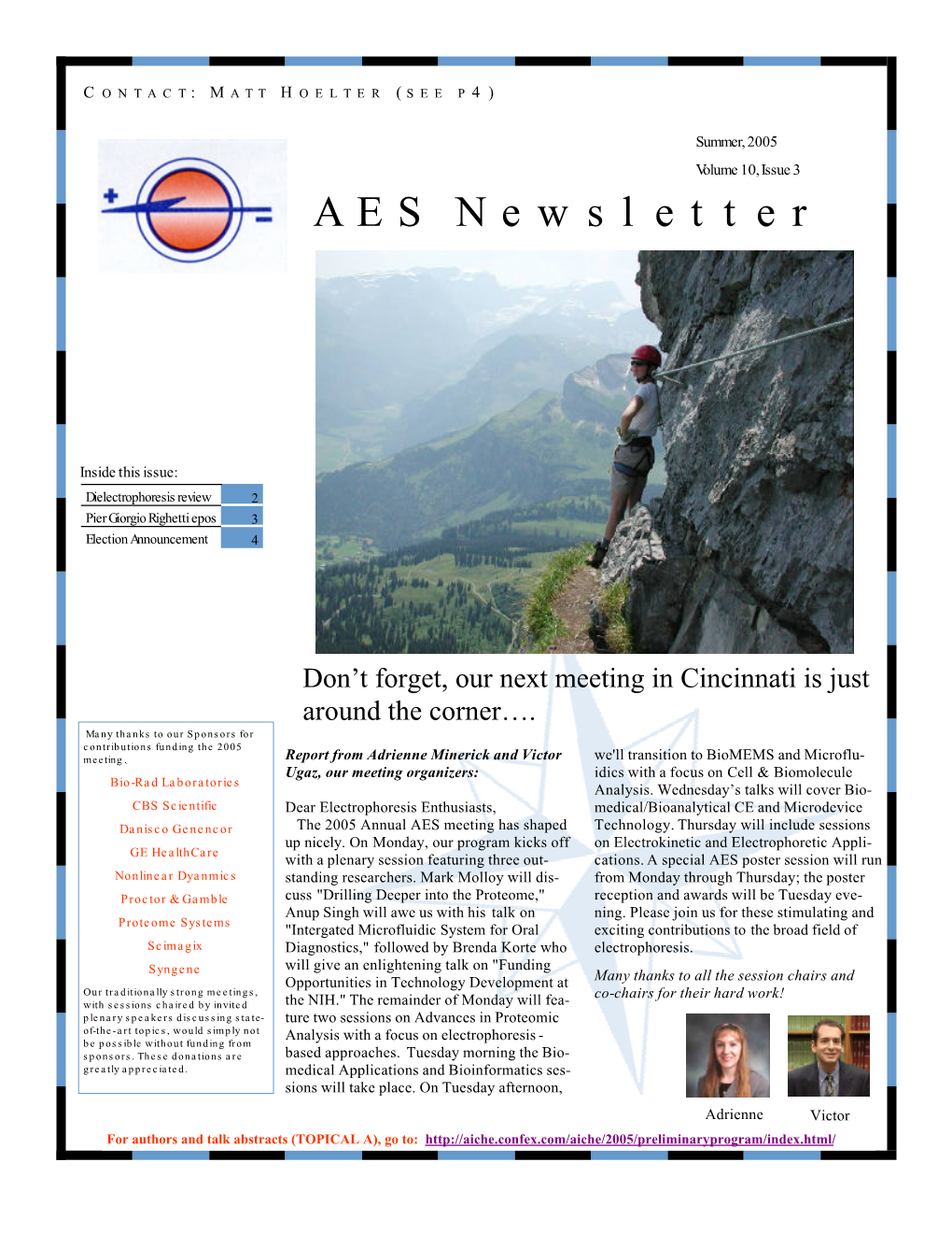 AES Newsletter