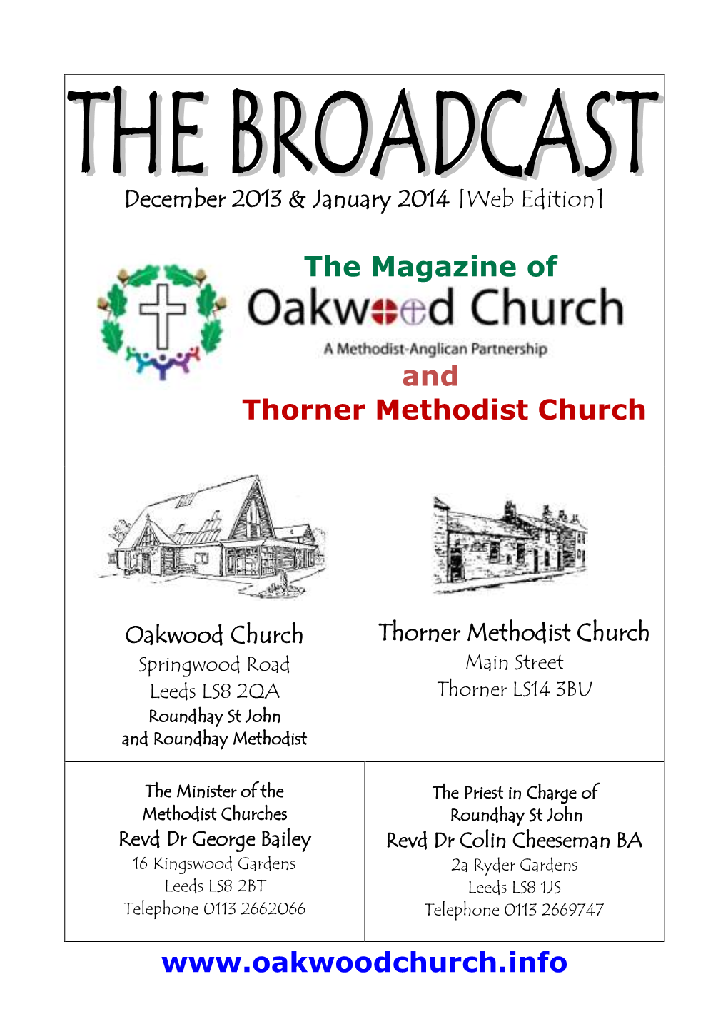 The Magazine of and Thorner Methodist Church