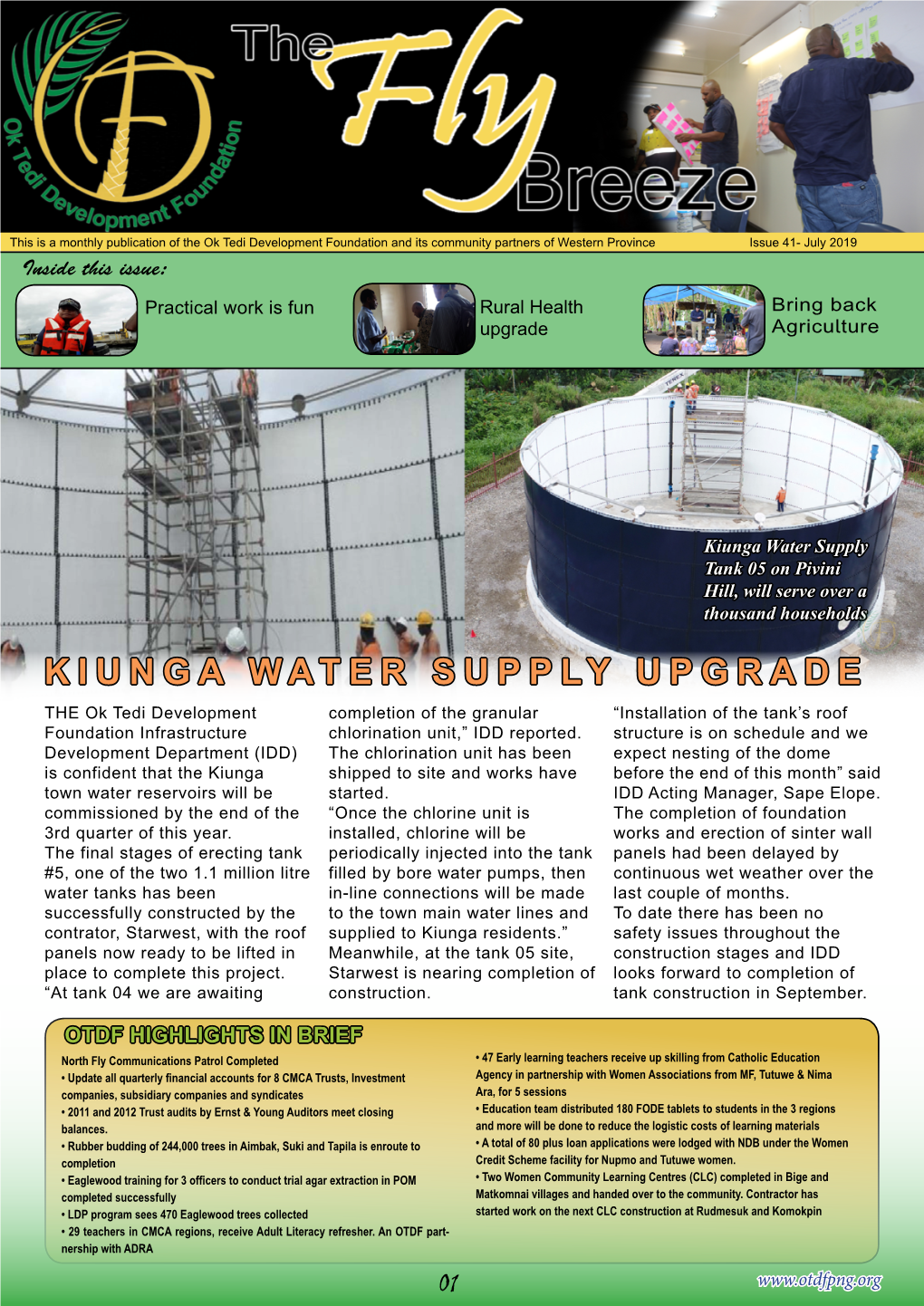 Kiunga Water Supply Upgrade