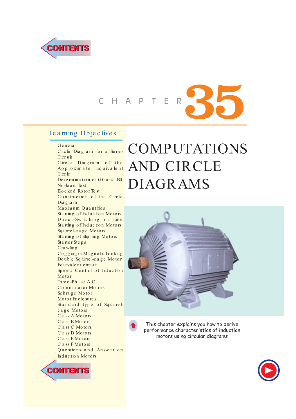 Computations and Circle Diagrams 1315 Φ B0 of the Exciting Circuit Are Assumed Constant, Then I0 and 0 Are Also Constant