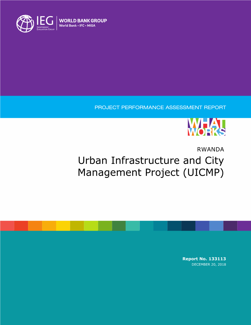 Rwanda: Urban Infrastructure and City Management Project (UICMP)