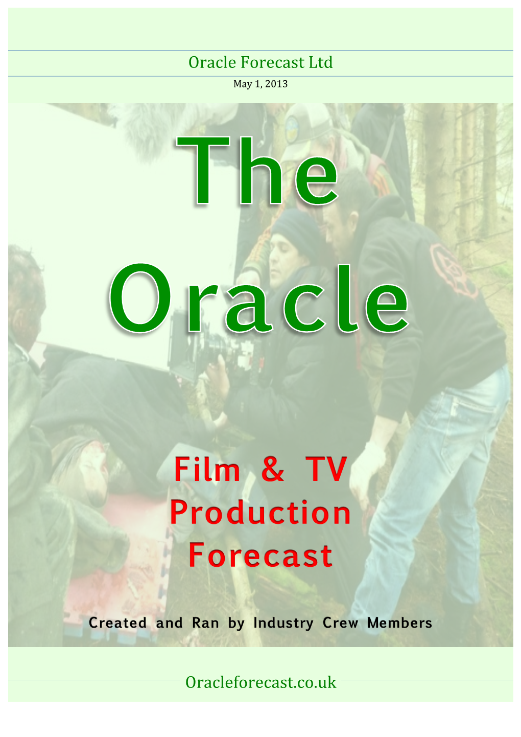 Film & TV Production Forecast