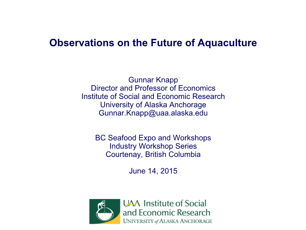 3. the Alaska Salmon Industry