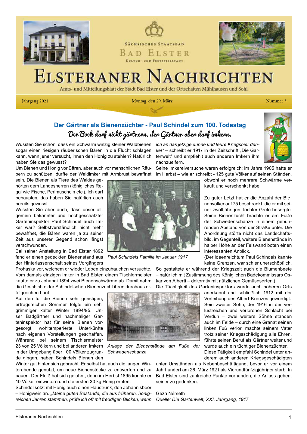 Ausgabe Nr. 3 Vom 29.03.2021