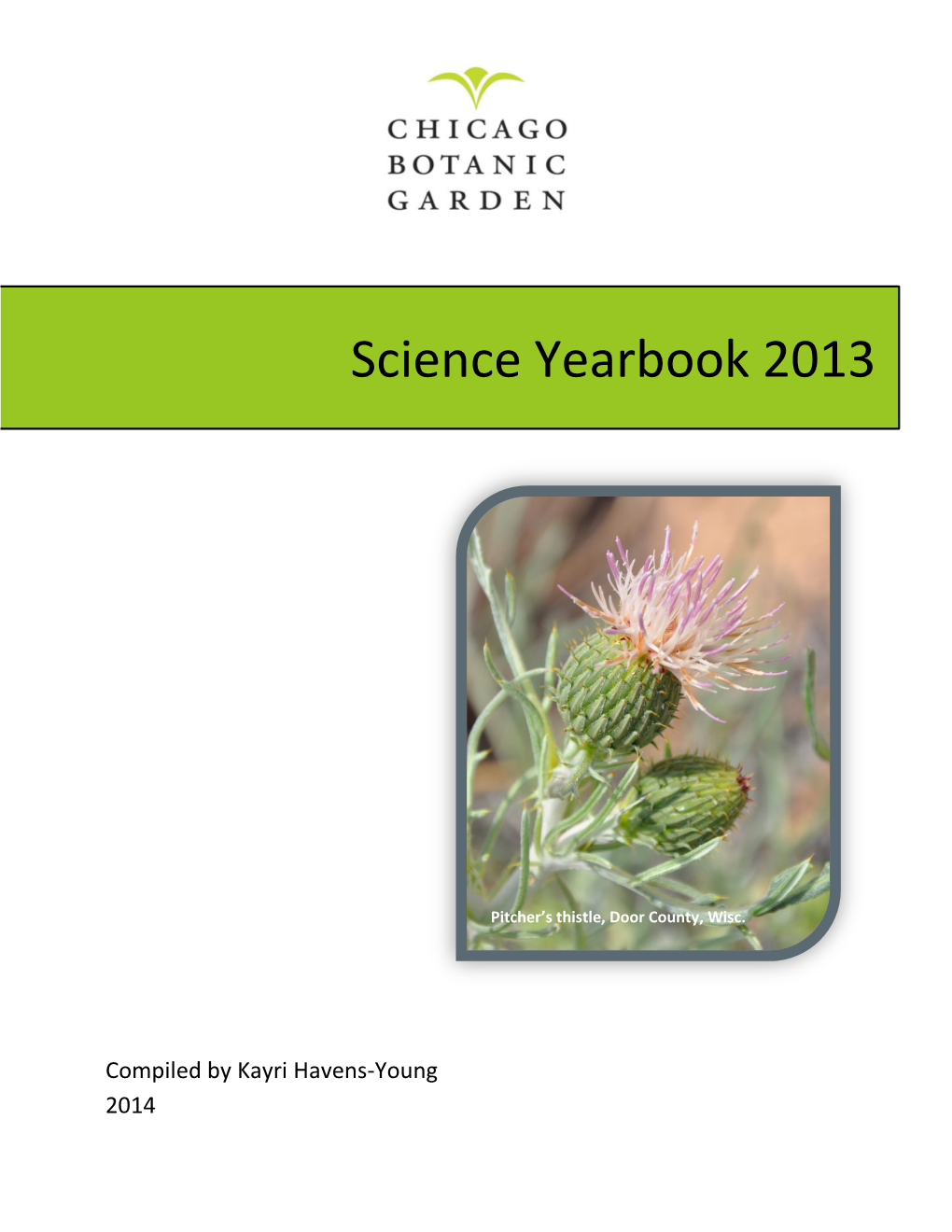 Science Yearbook 2013