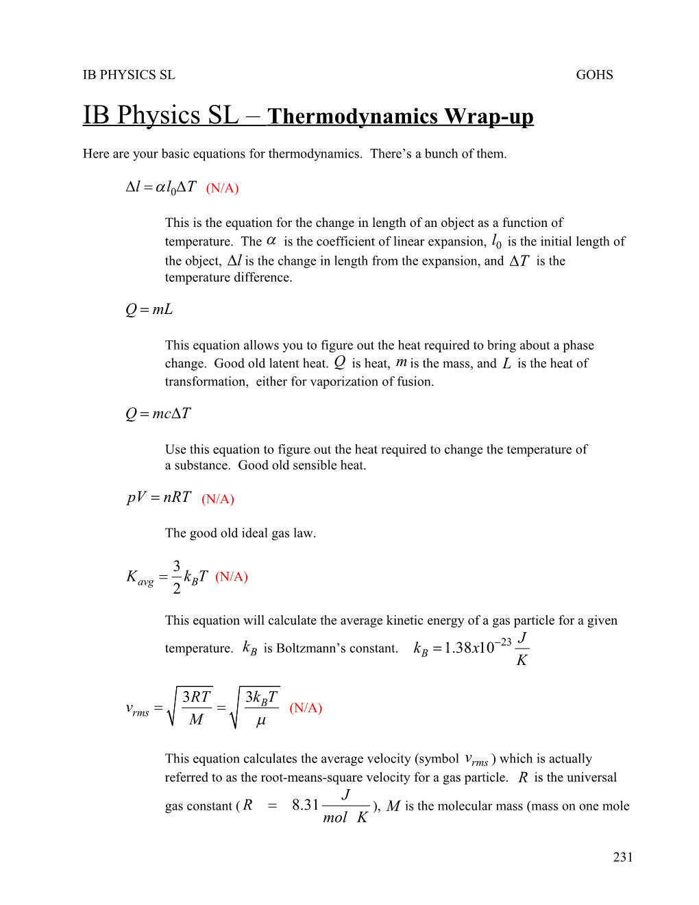 Ib Physics Sl Gohs