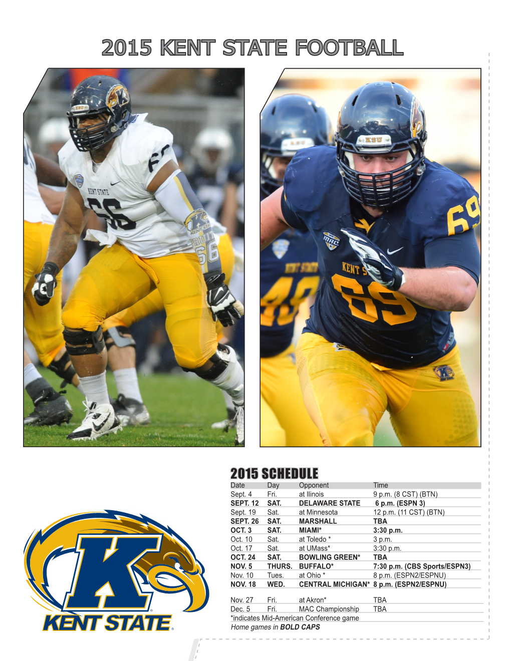 2015 Kent State Football