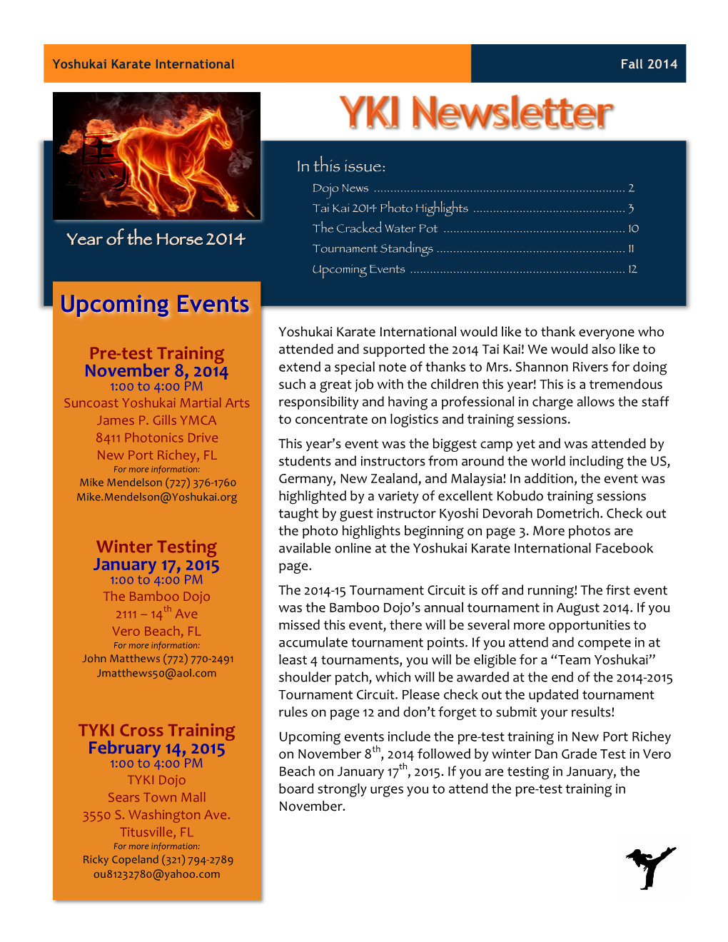 YKI Newsletter 2014Q3
