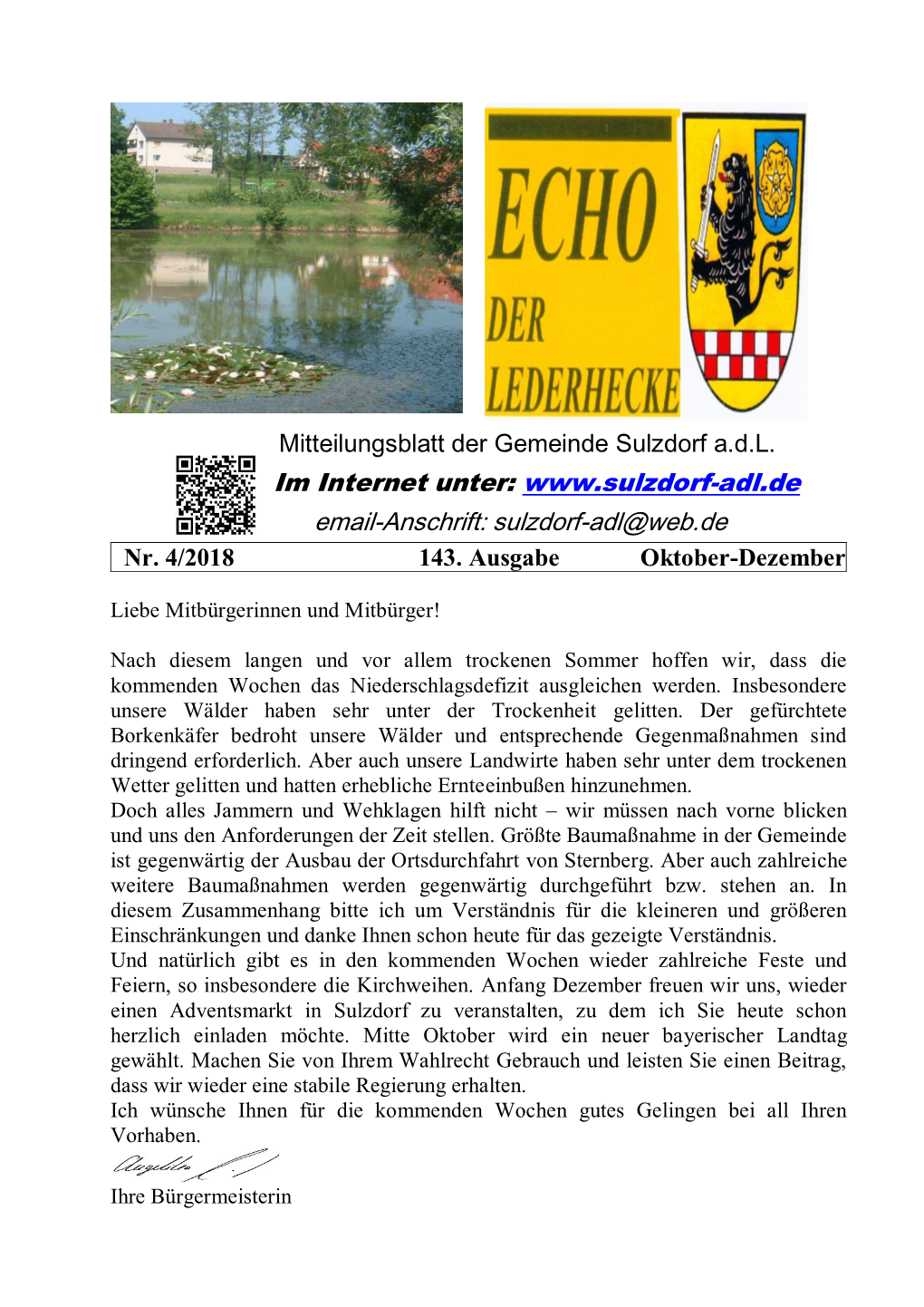 Echo Der Lederhecke Nr. 143 September