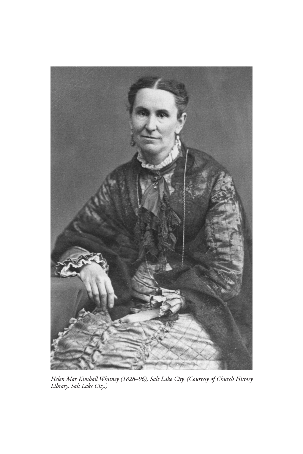 Helen Mar Kimball Whitney (1828–96), Salt Lake City