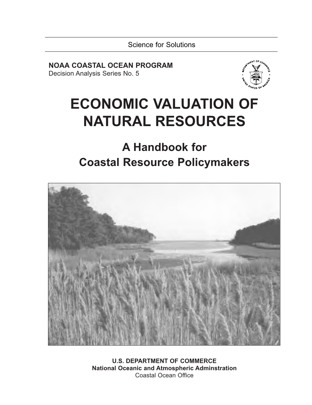 Economic Valuation of Natural Resources