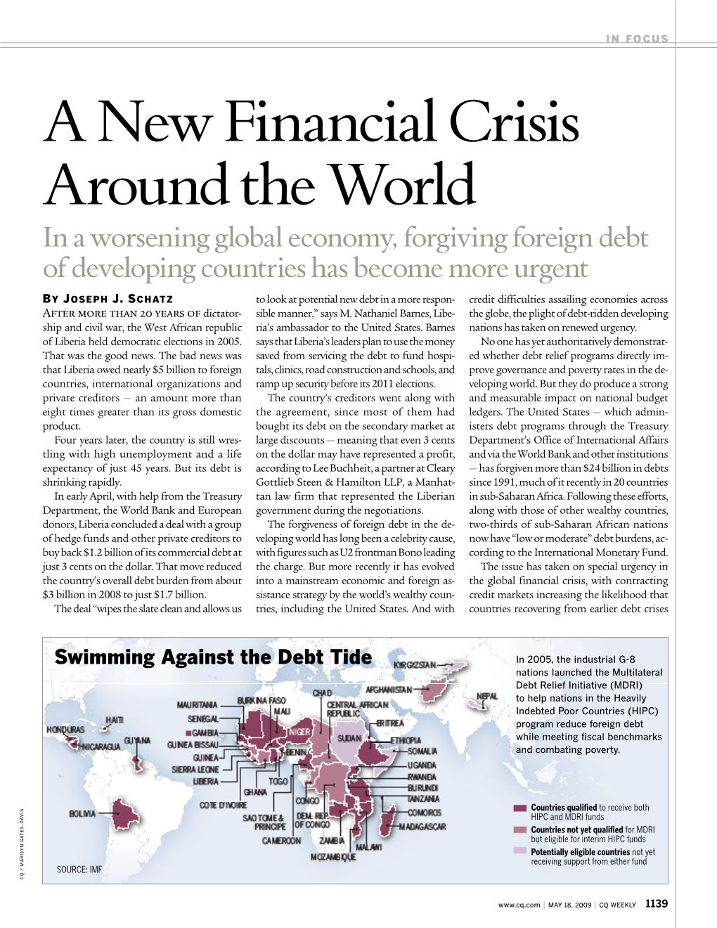 A New Financial Crisis Around the World in a Worsening Global Economy, Forgiving Foreign Debt of Developing Countries Has Become More Urgent