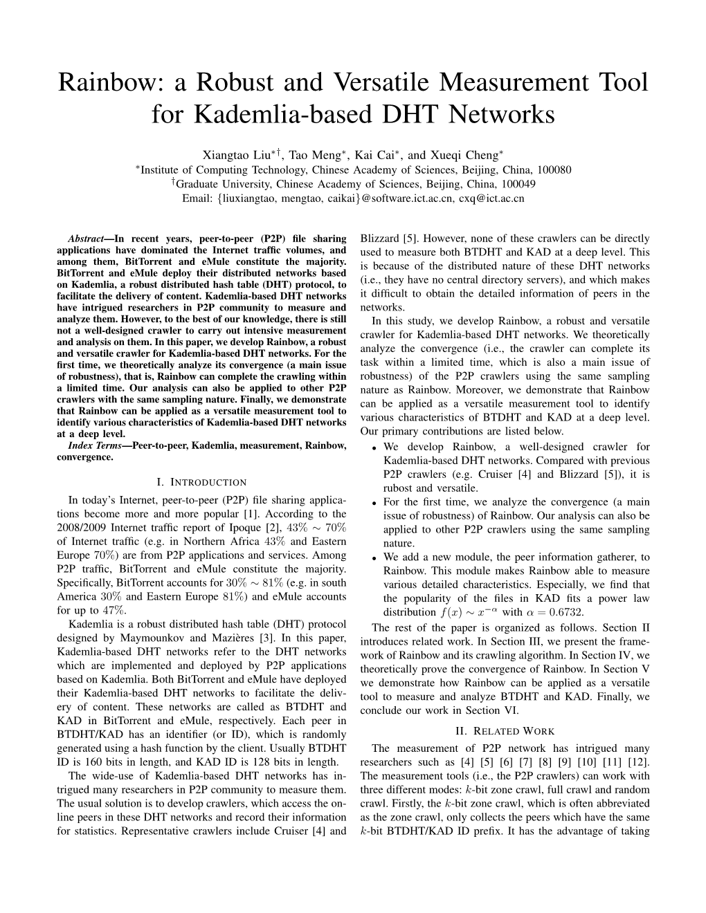 A Robust and Versatile Measurement Tool for Kademlia-Based DHT Networks