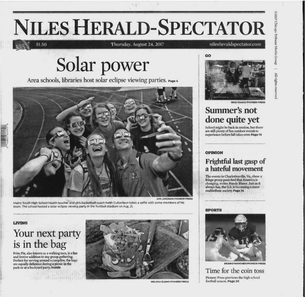 Niles Herald- Spectator I