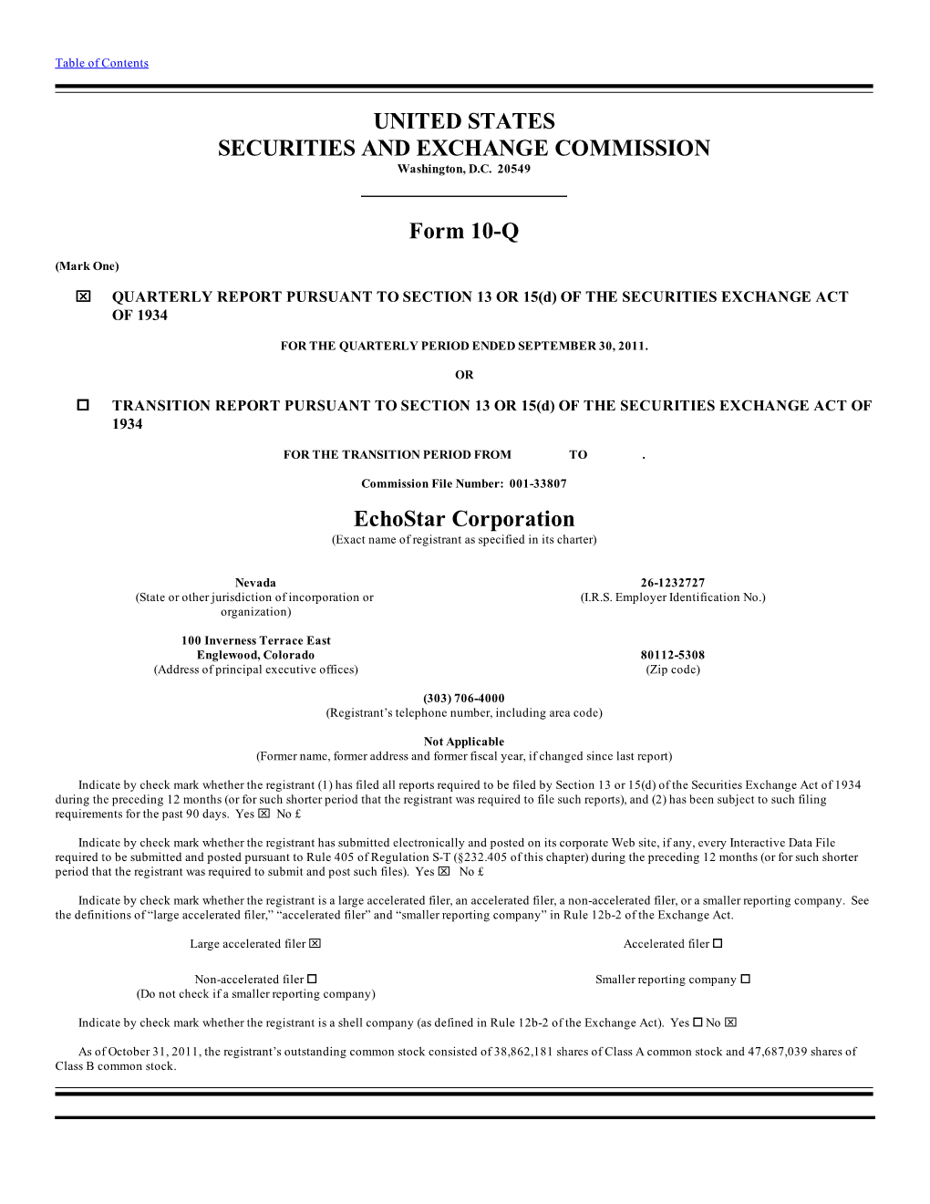 UNITED STATES SECURITIES and EXCHANGE COMMISSION Form