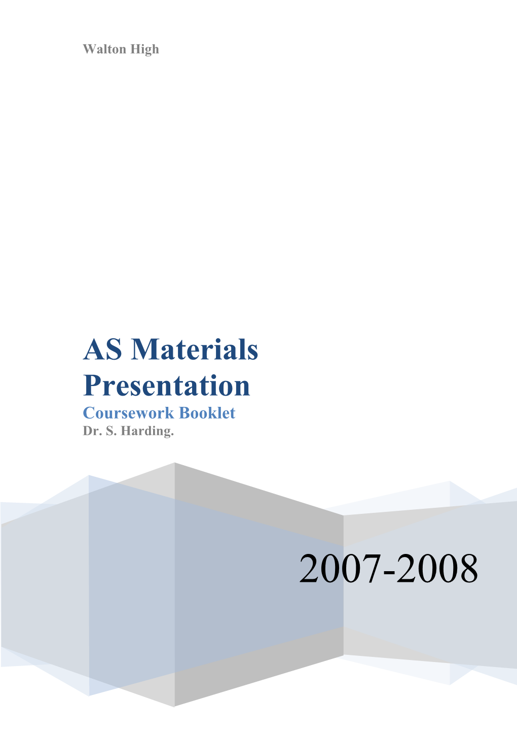 AS Materials Presentation