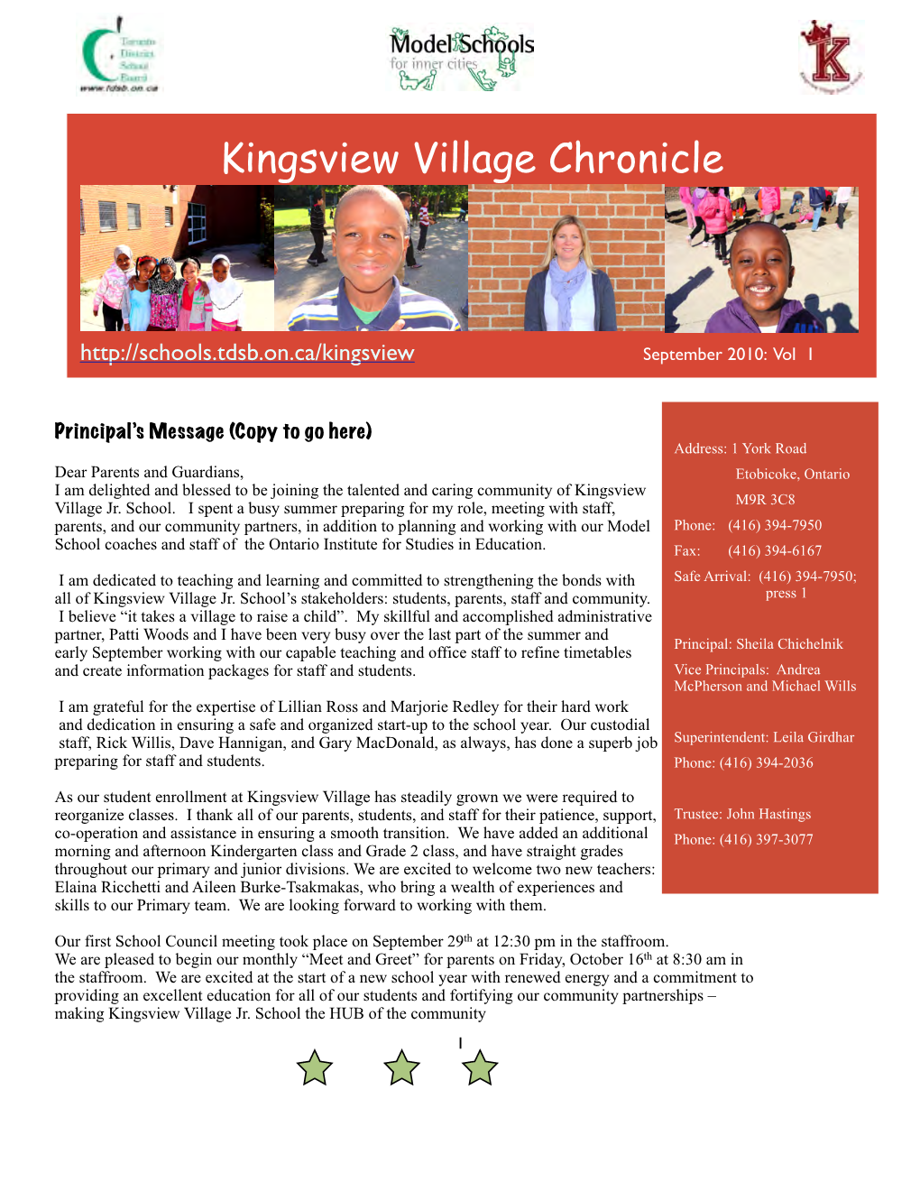 Kingsview Village Chronicle