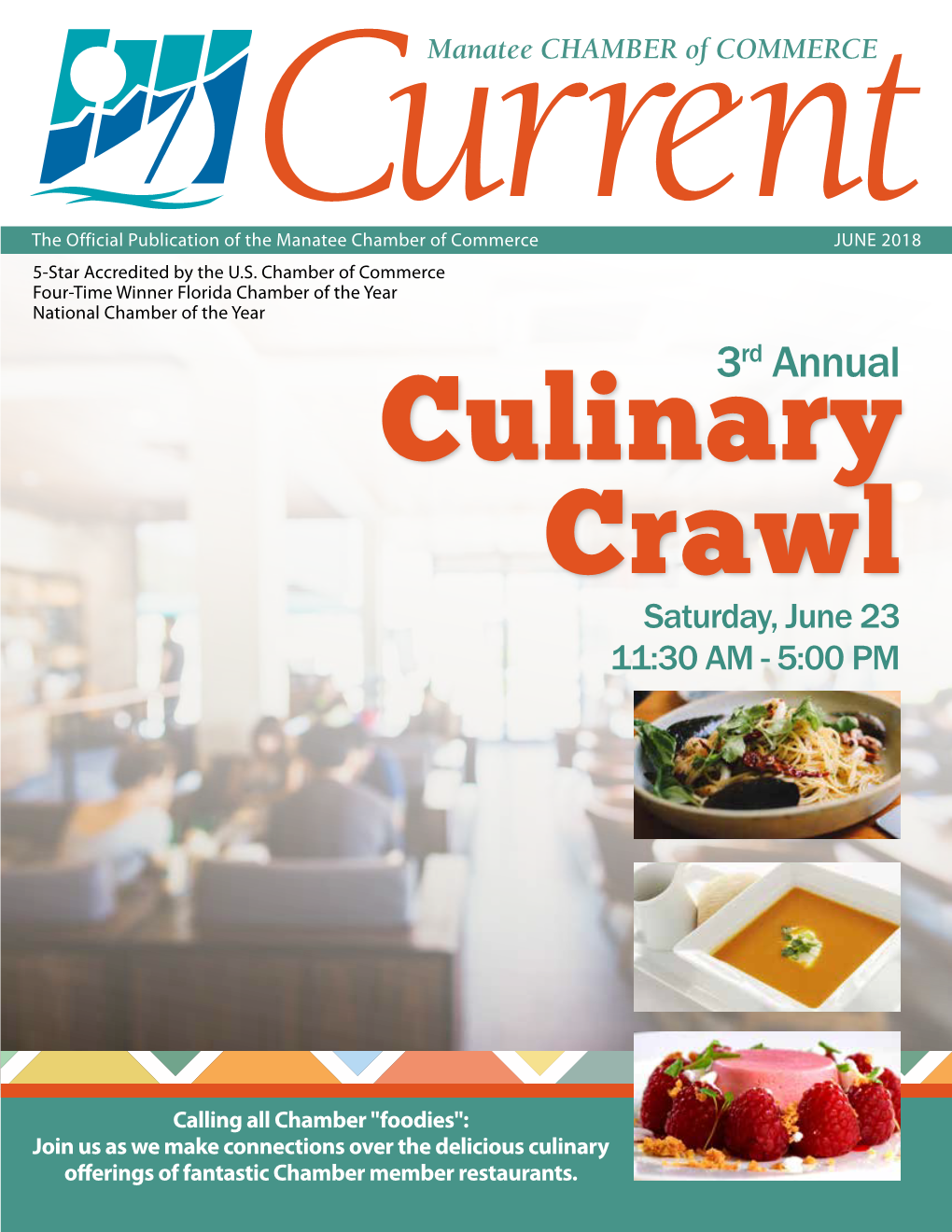 3Rd Annual Culinary Crawl Saturday, June 23 11:30 AM - 5:00 PM