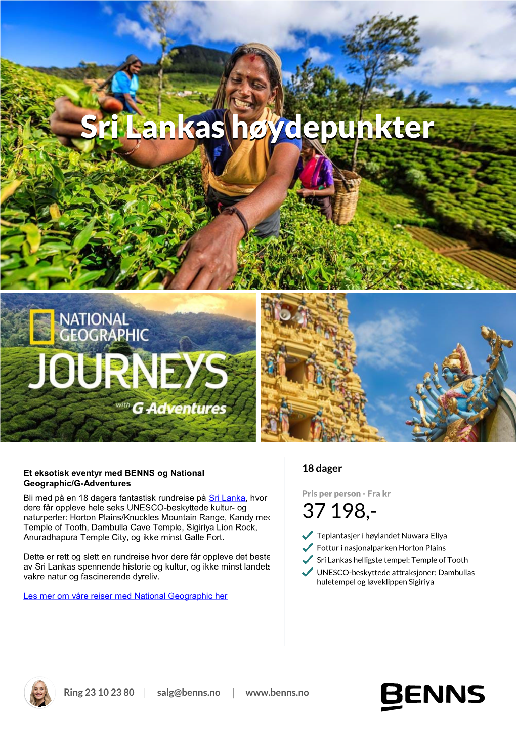 Sri Lankas Høydepunkter