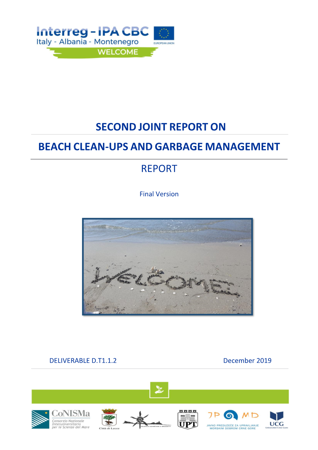 Second Joint Report on Beach Clean-Ups and Garbage Management Report