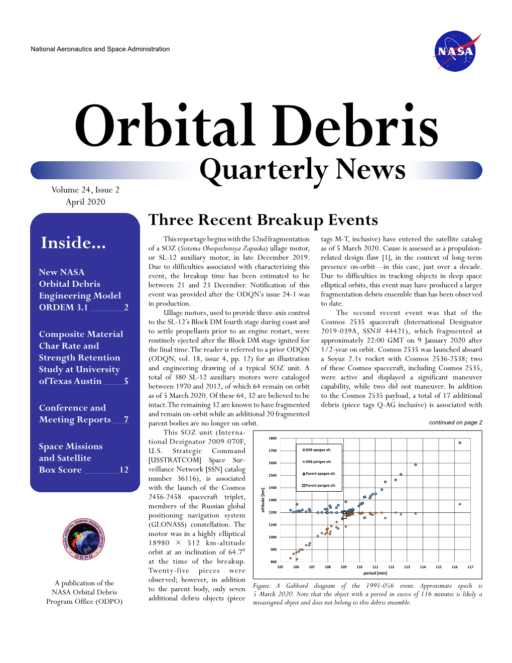 Orbital Debris Quarterly News 24-2