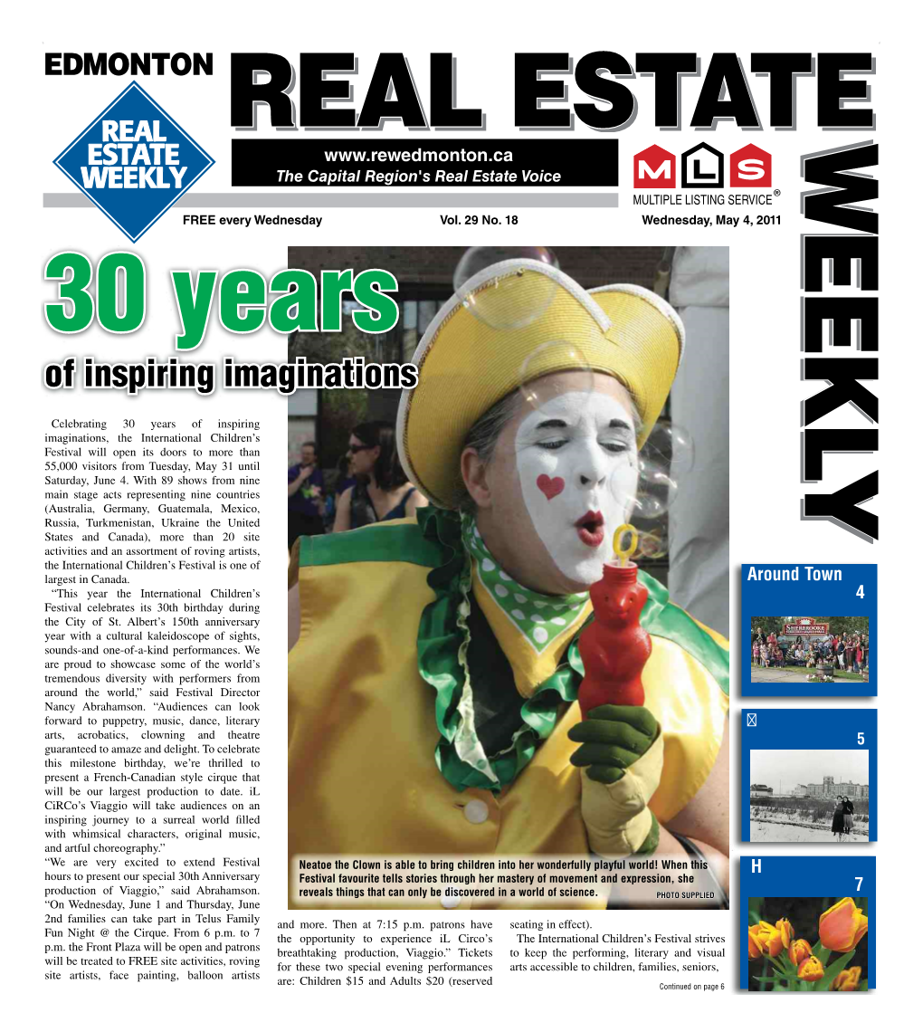 EDMONTON WEEKLY REALREAL ESTATEESTATEWEEKLY XXXSFXFENPOUPODB 5IF $BQJUBM 3Fhjpoht 3FBM &TUBUF 7PJDF