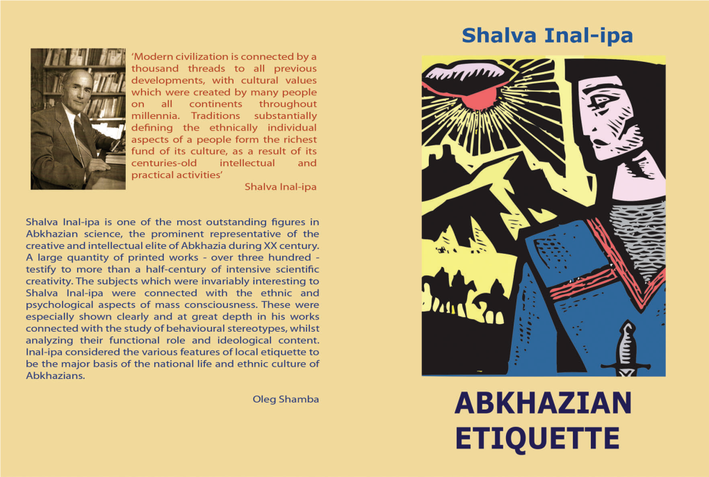 Shalva Inal-Ipa Abkhazian Etiquette