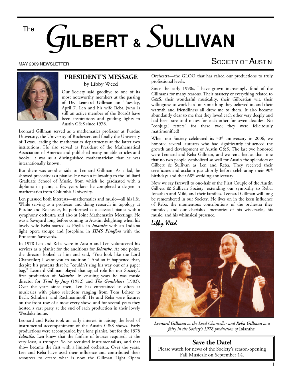 The GILBERT & SULLIVAN