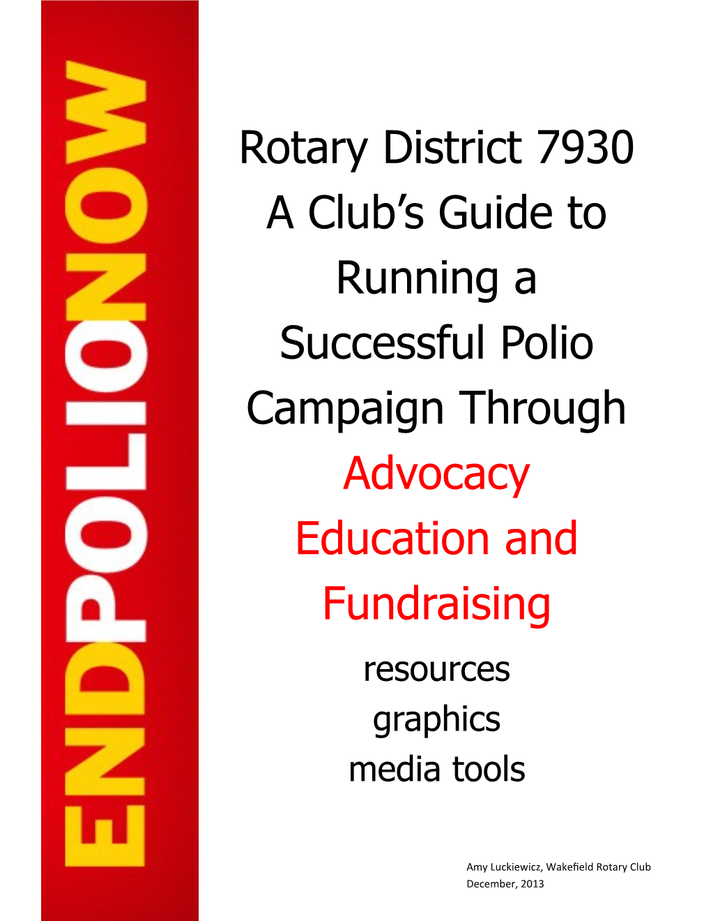 End Polio Now Guidebook
