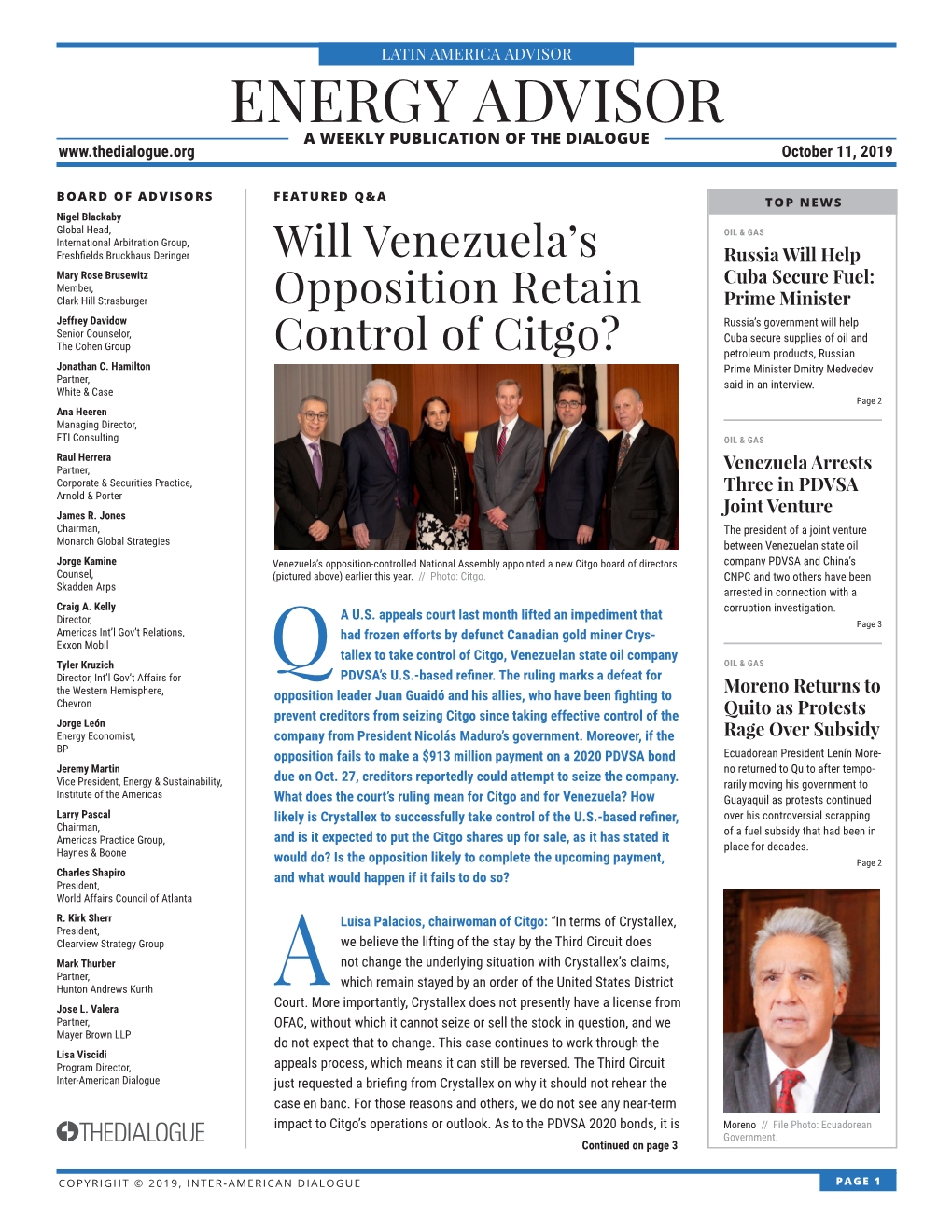 Will Venezuela's Opposition Retain Control of Citgo?