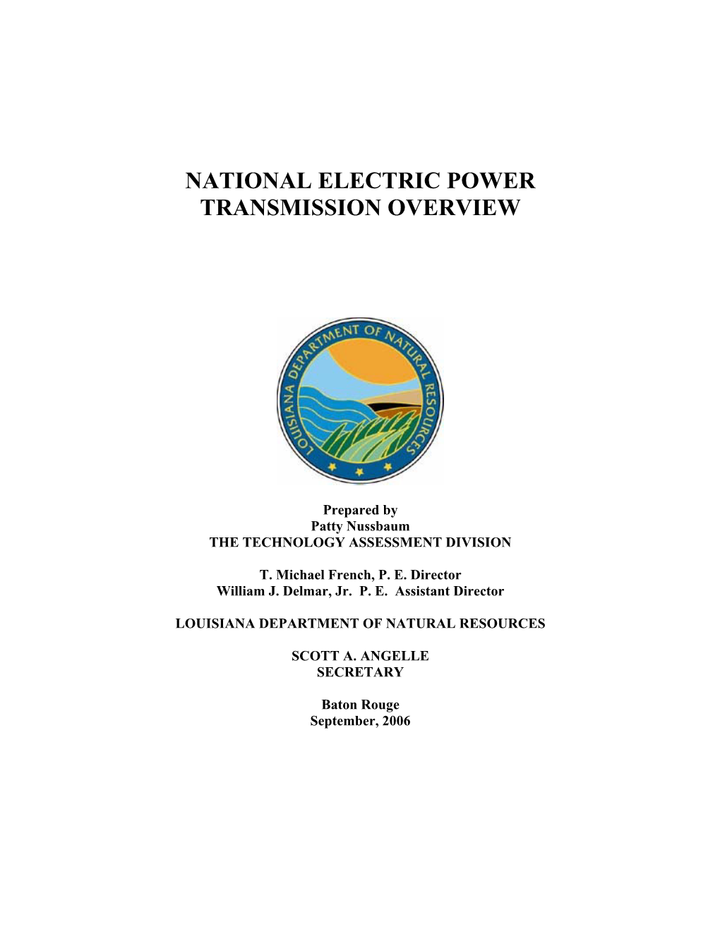 National Electric Power Transmission Overview